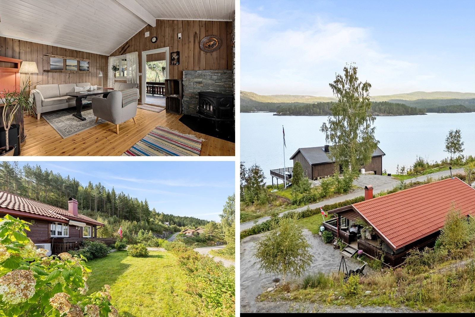 Velkommen til Fjordbygdveien 1060 - flott hytte rett ved fjorden på Vegårshei! Galleribilde