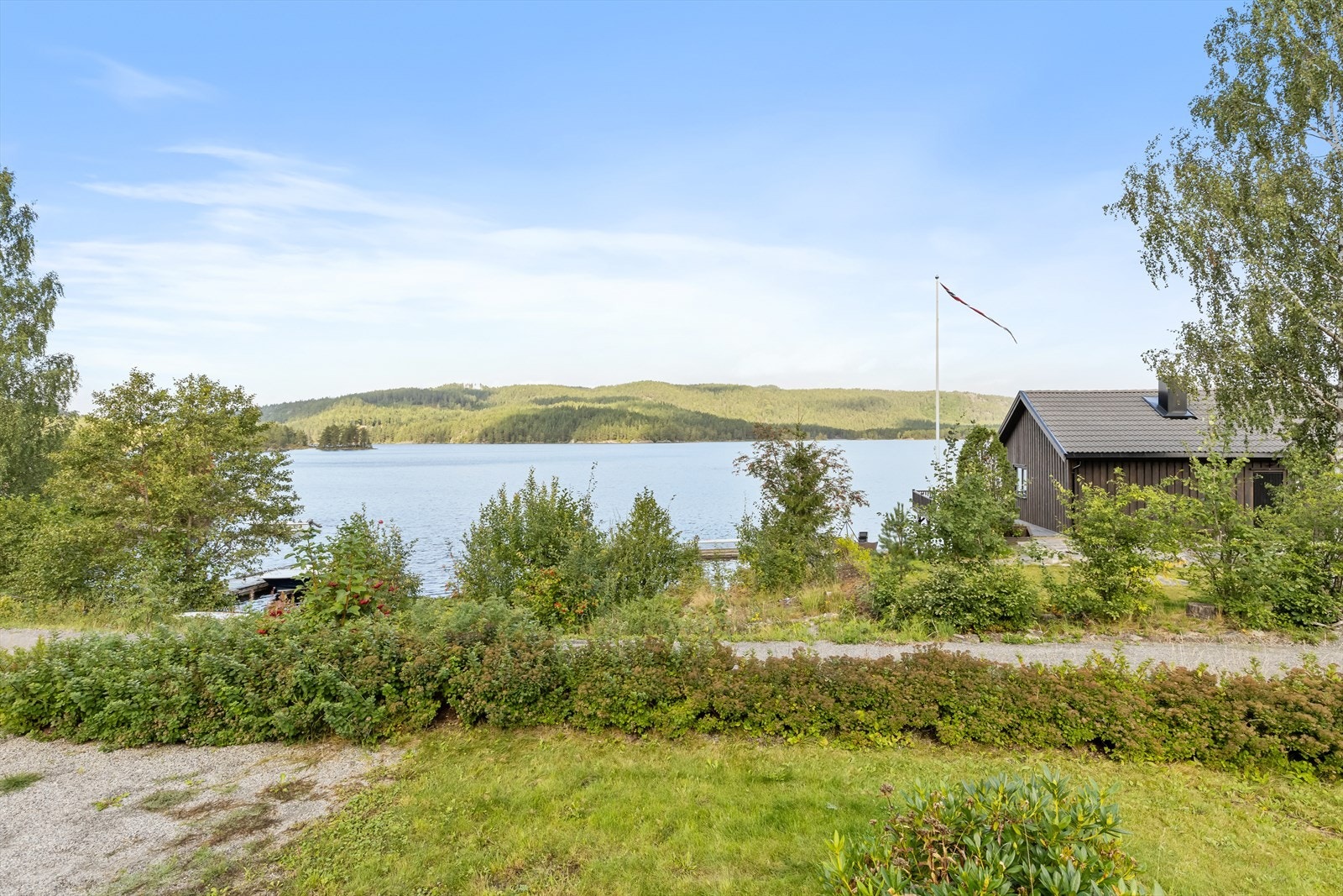 Utsikt fra terrasse Galleribilde