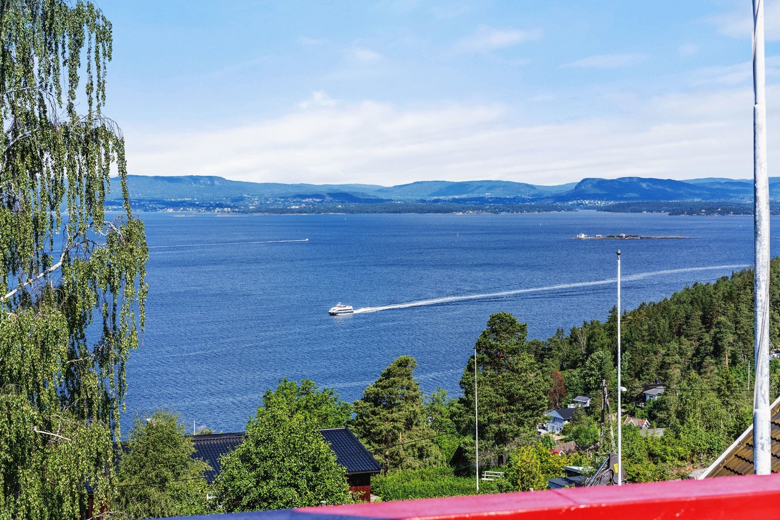 Herlig vestvendt utsikt Galleribilde