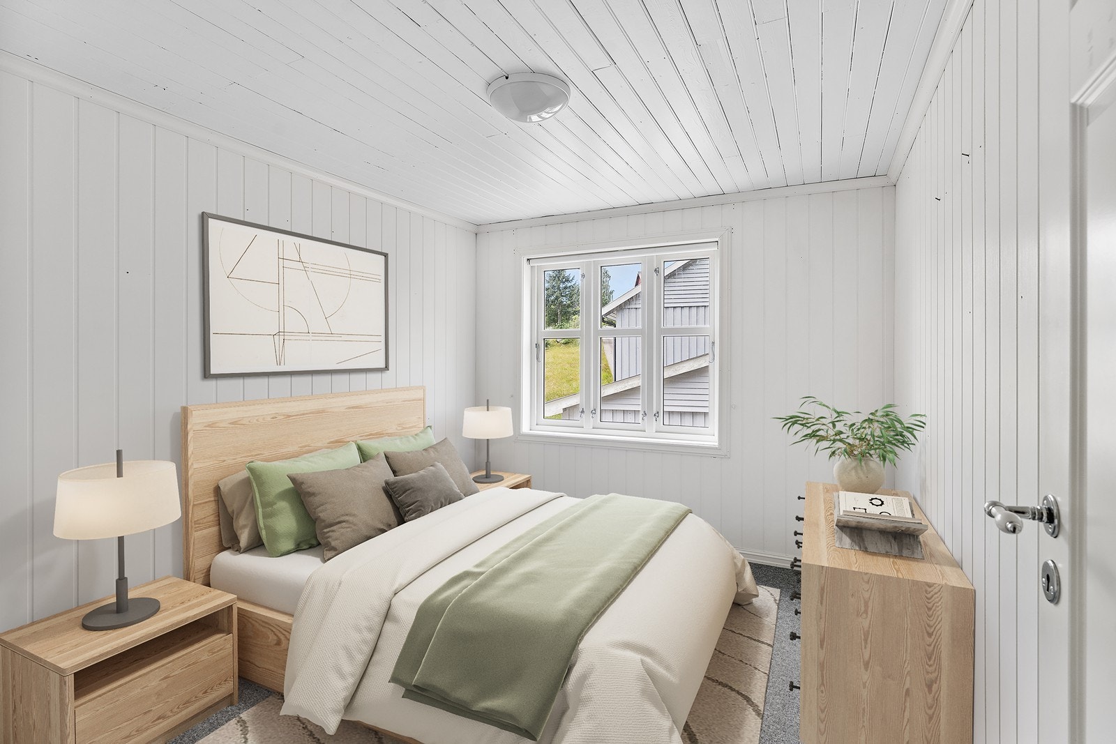 Illustrasjon av disponering av rommet Galleribilde