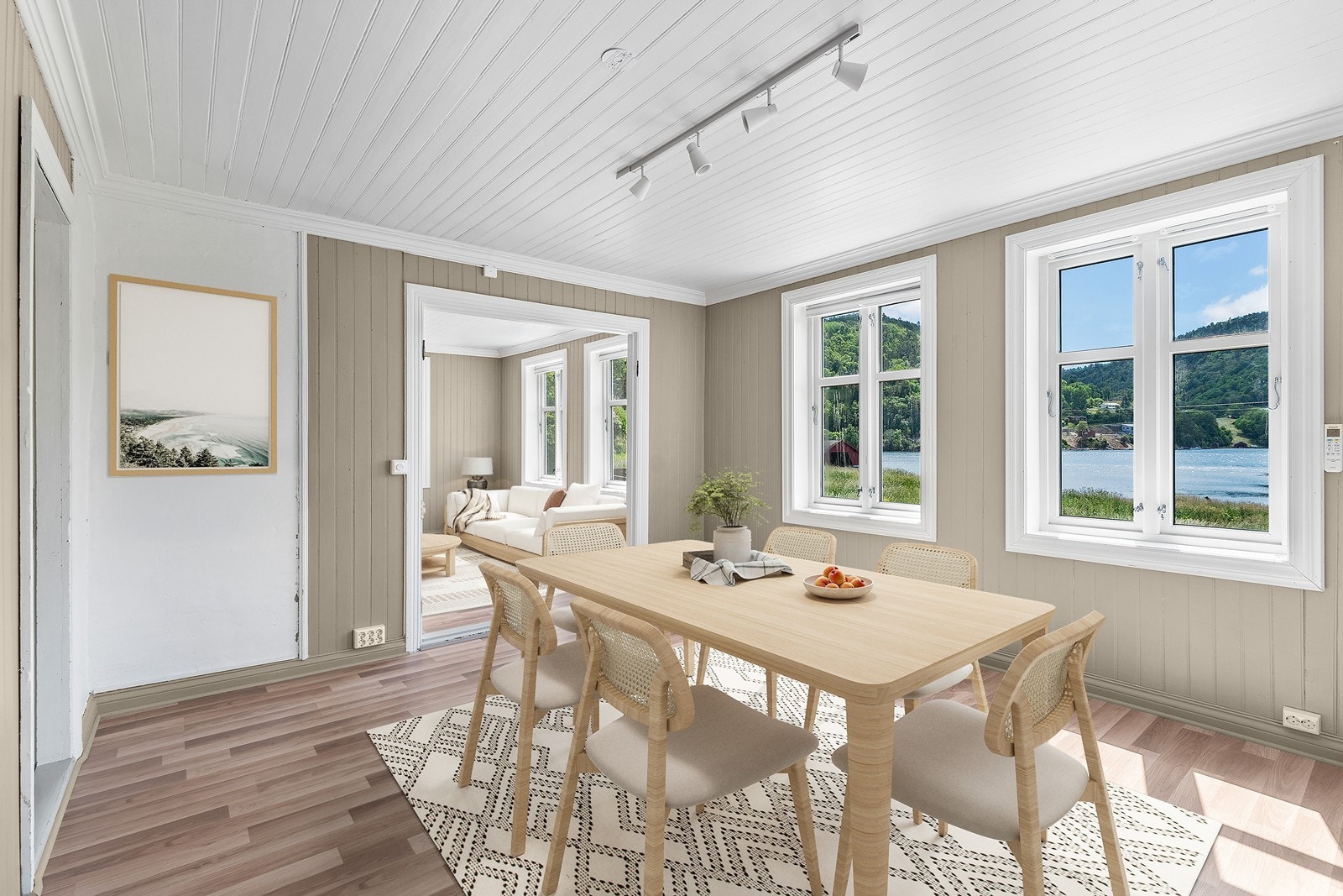 Illustrasjon på mulig inndeling Galleribilde