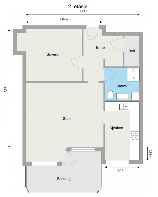 Plantegning. Galleribilde