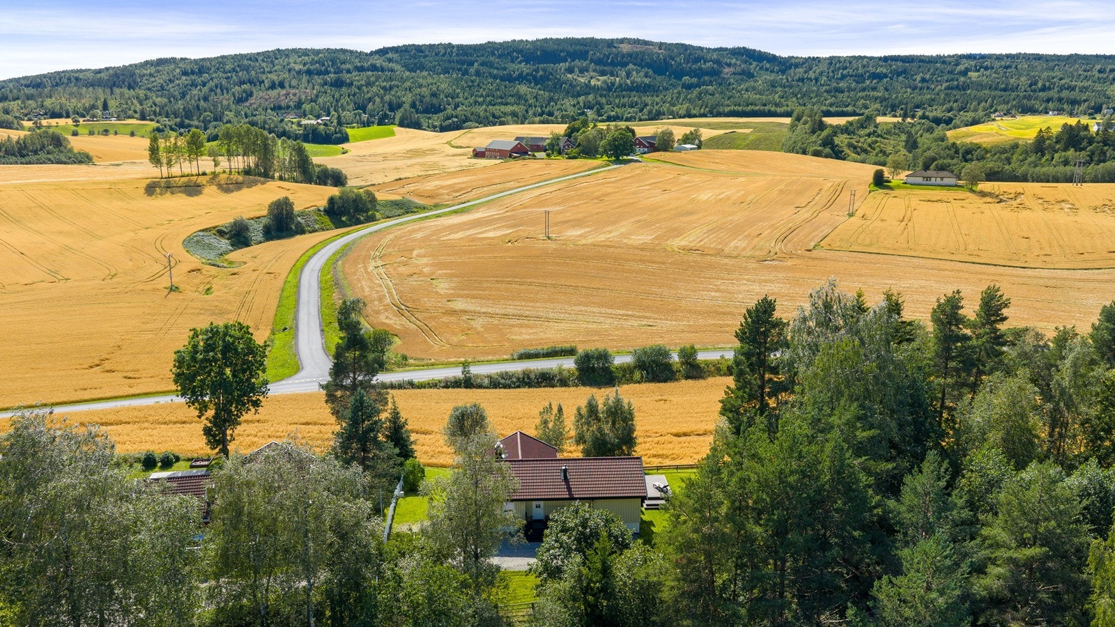 Det er umiddelbar nærhet til flotte rekreasjonsområder i bla. Romeriksåsen. Galleribilde