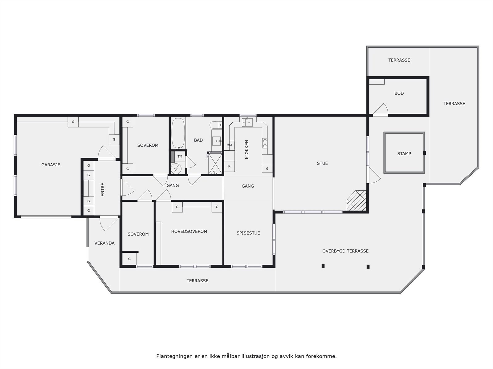 Plantegning. Galleribilde