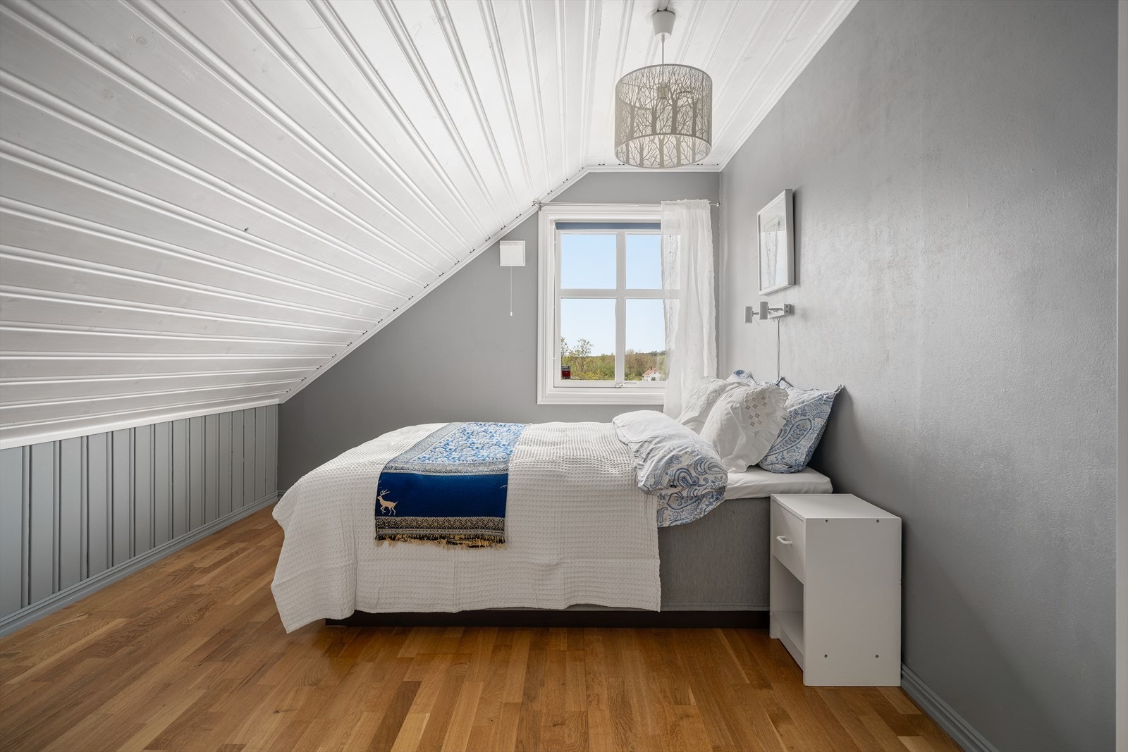 Soverom I. Soverommene egner seg ypperlig som barnerom, gjesterom eller kontor. Galleribilde