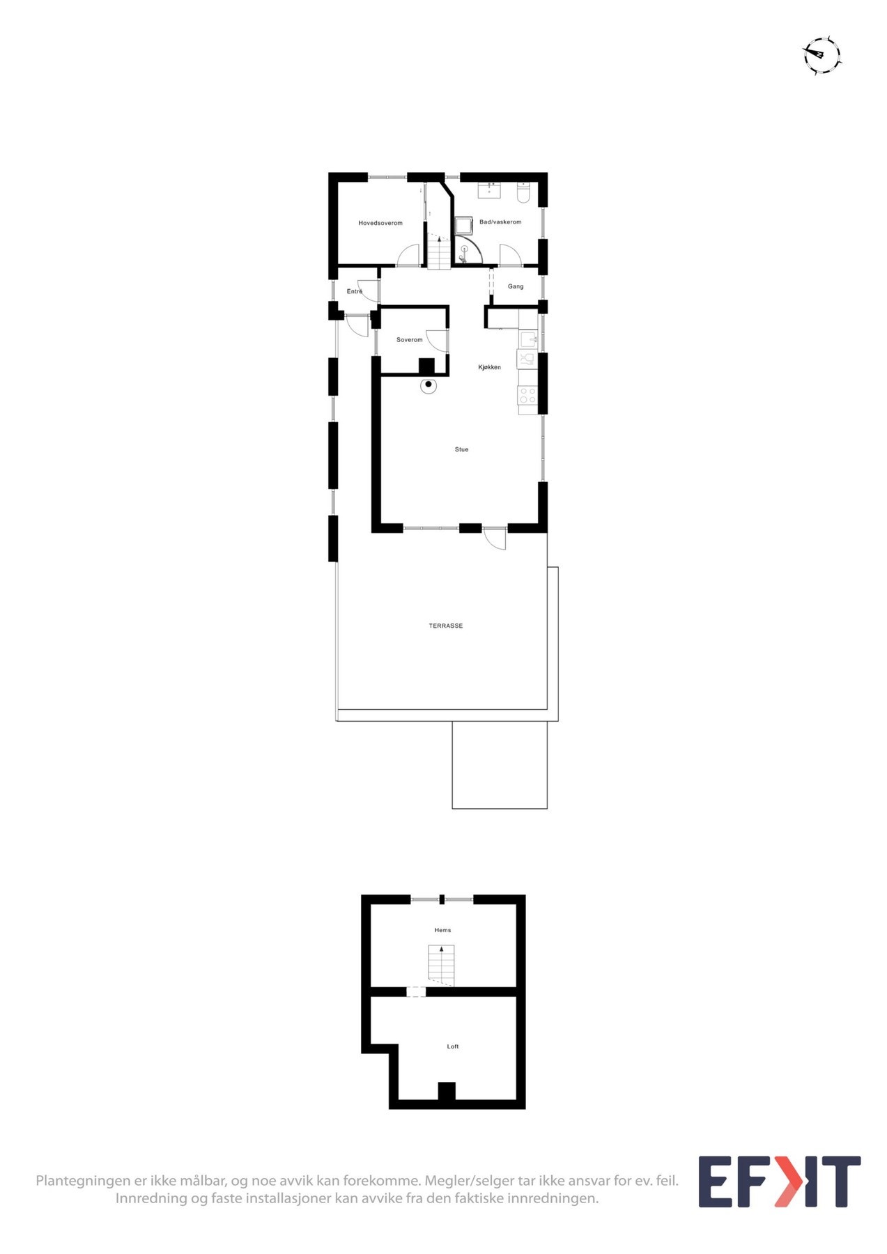 Tips! Ta målene du trenger allerede på visning. Galleribilde