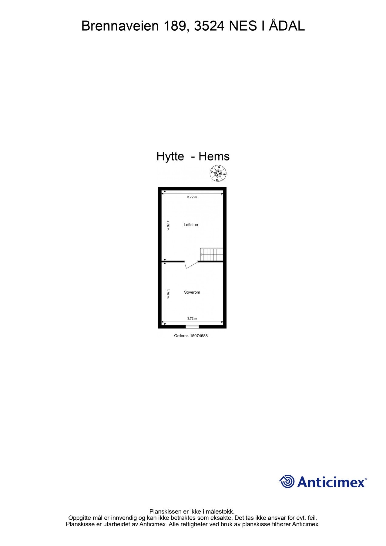 Plantegning hems Galleribilde