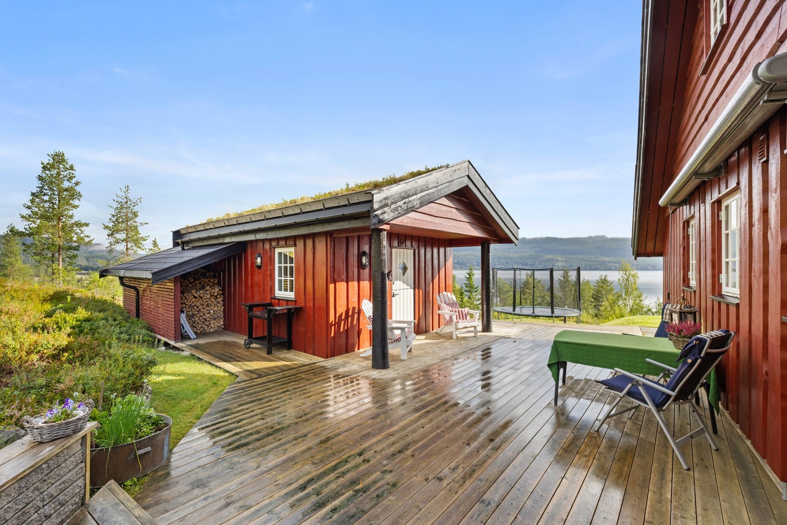 Det er en frittstående bod på 20 kvm Galleribilde