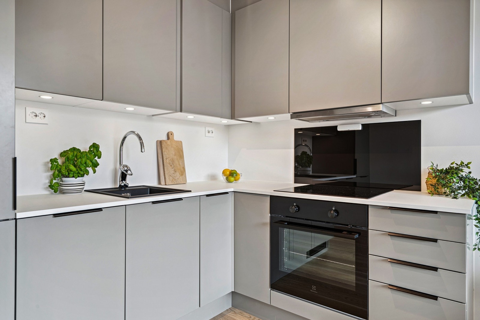 Her får du en spennende og pent innredet leilighet, med smarte løsninger. Galleribilde