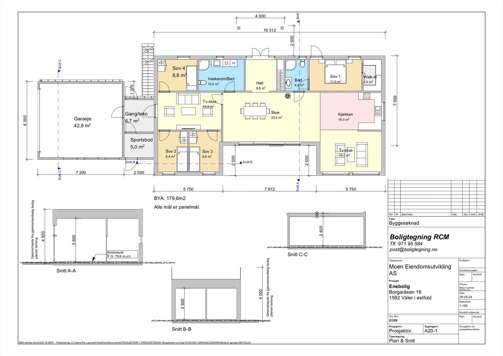 Plantegning. Galleribilde