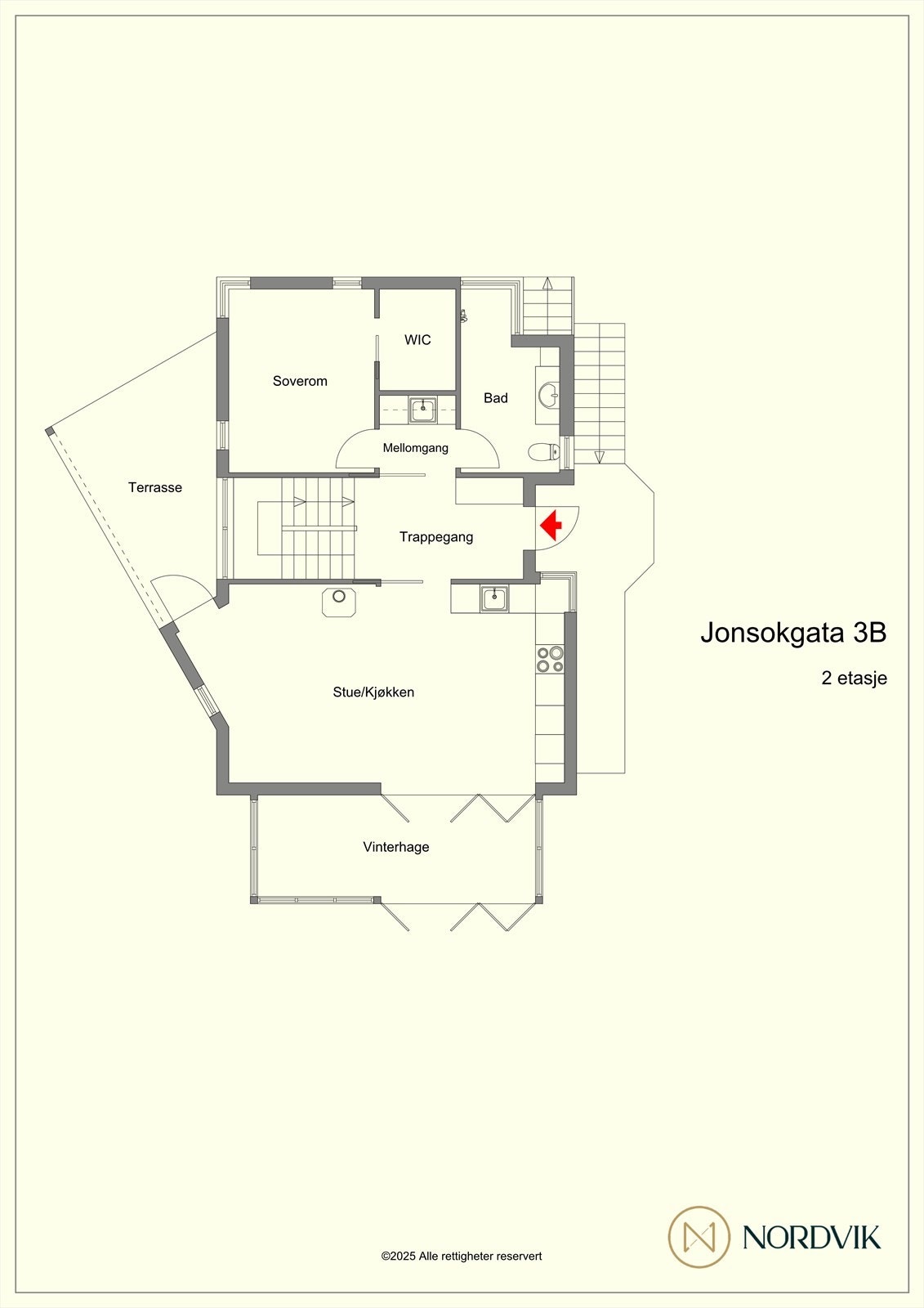 Plantegning Galleribilde