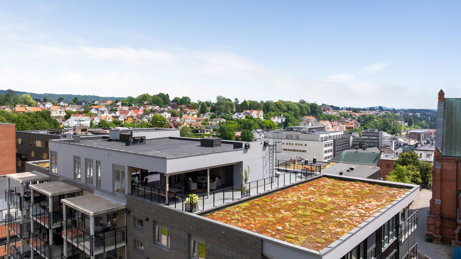 Dronebilde Galleribilde