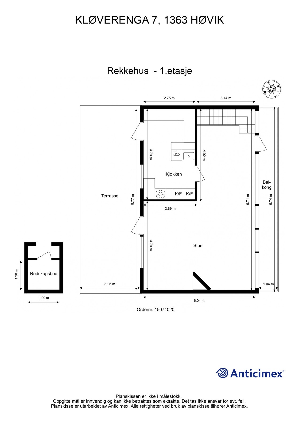 Plantegning 1.etasje. Galleribilde