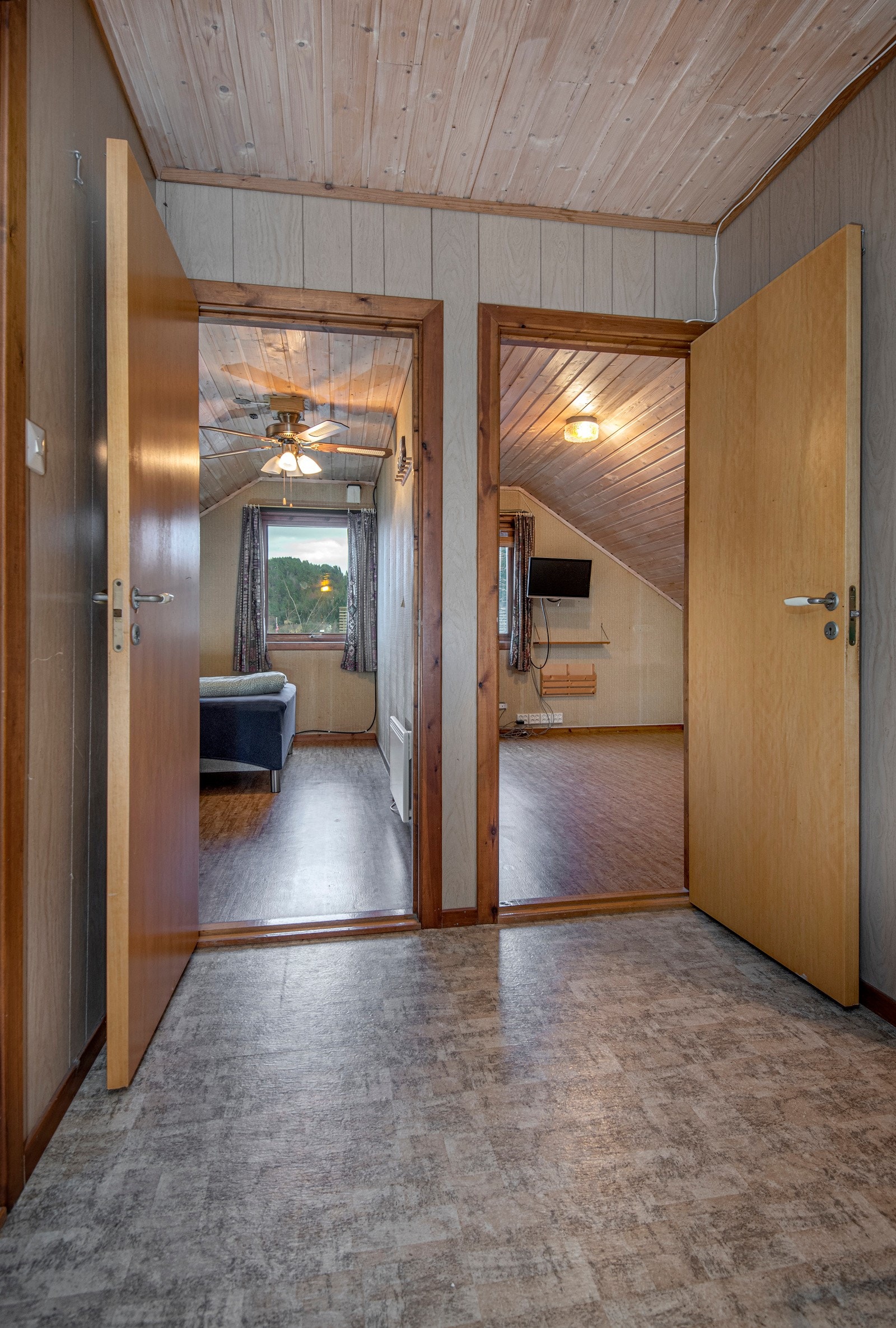 På loftet er det fire soverom. Galleribilde