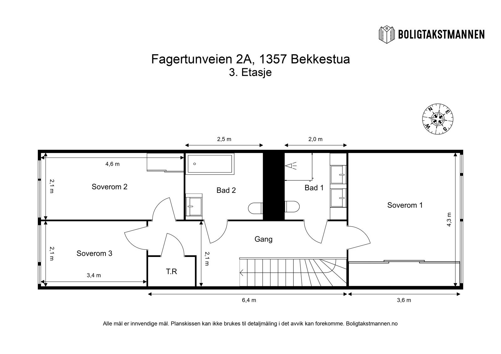 Planløsning 3. etasje. Galleribilde