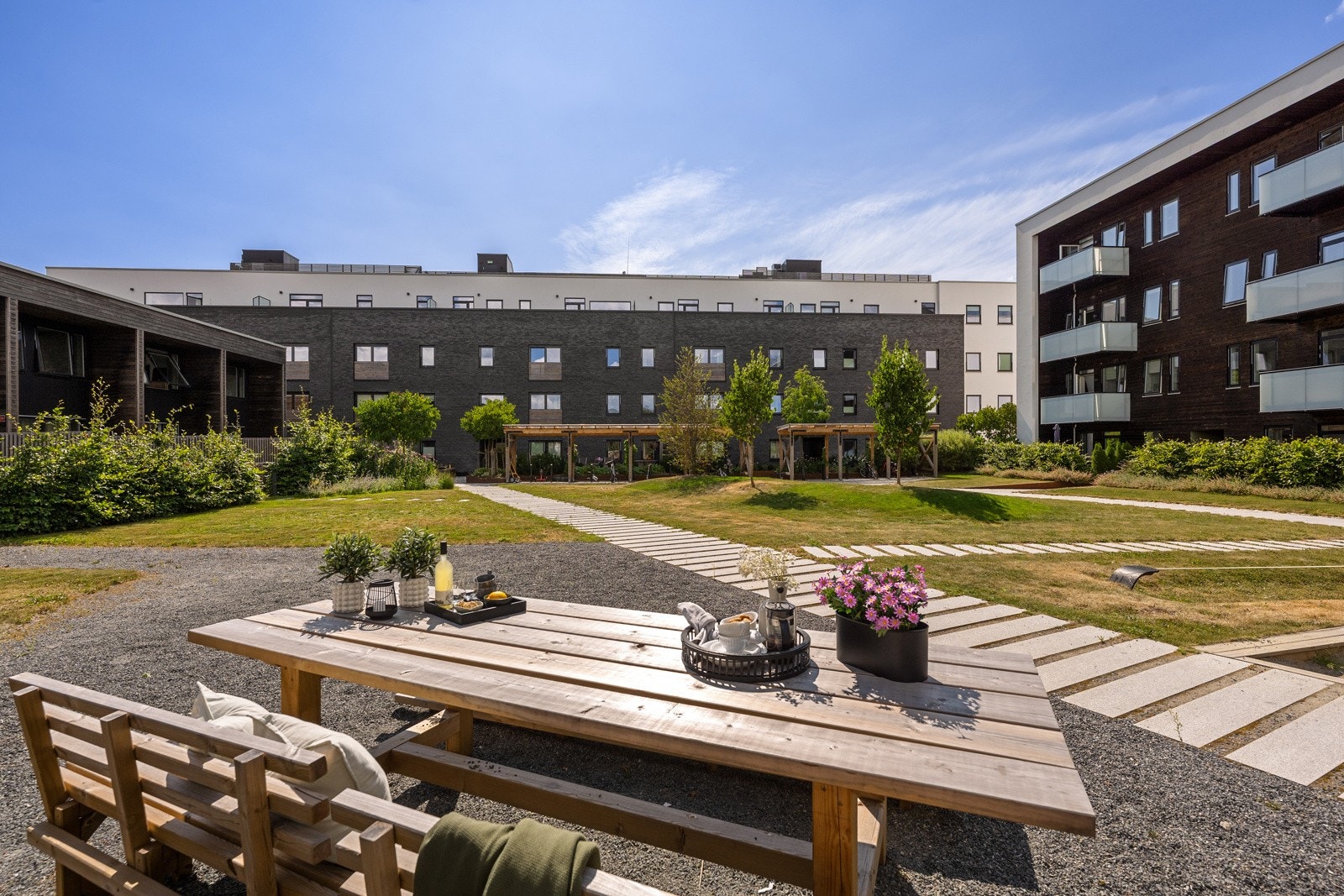 Flott opparbeidede fellesarealer. Galleribilde