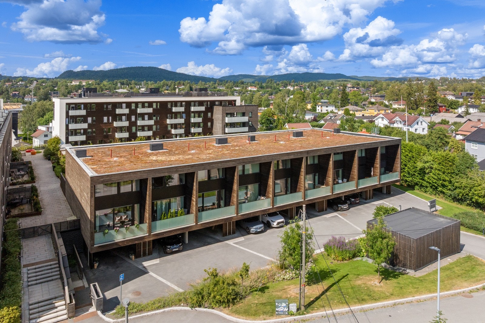 Moderne fasade. Galleribilde