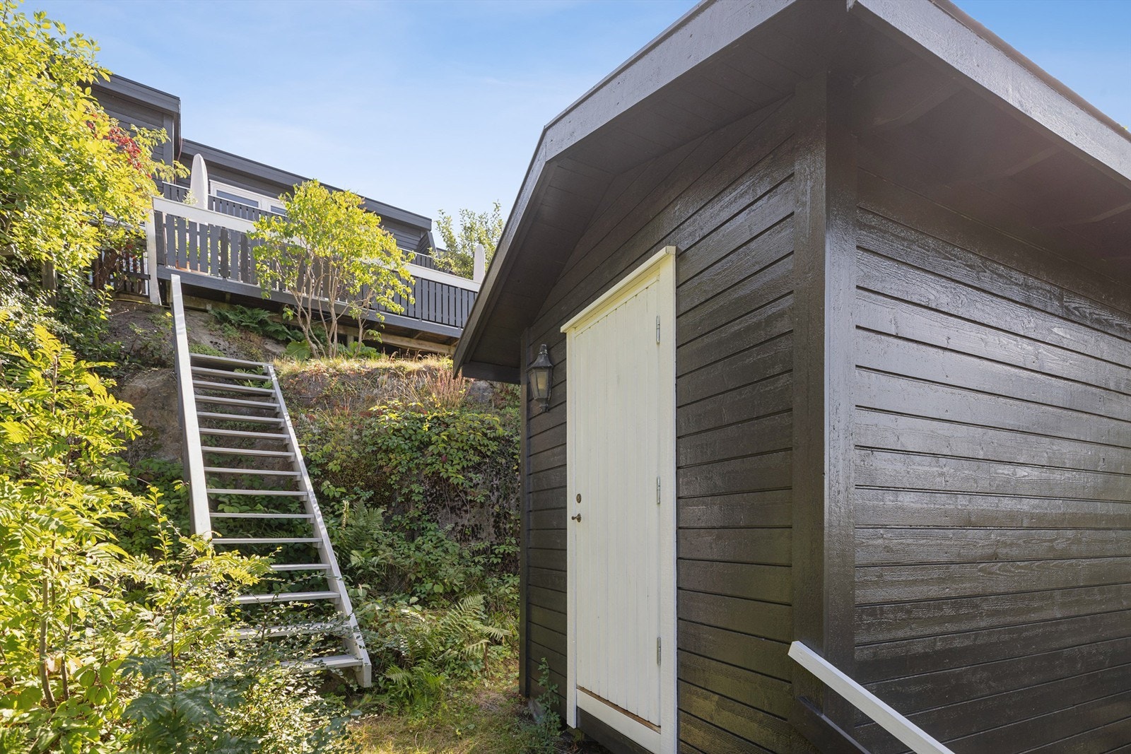 Praktisk utebod med innlagt strøm. Galleribilde
