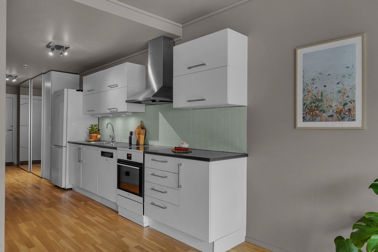 Pent kjøkken. Galleribilde