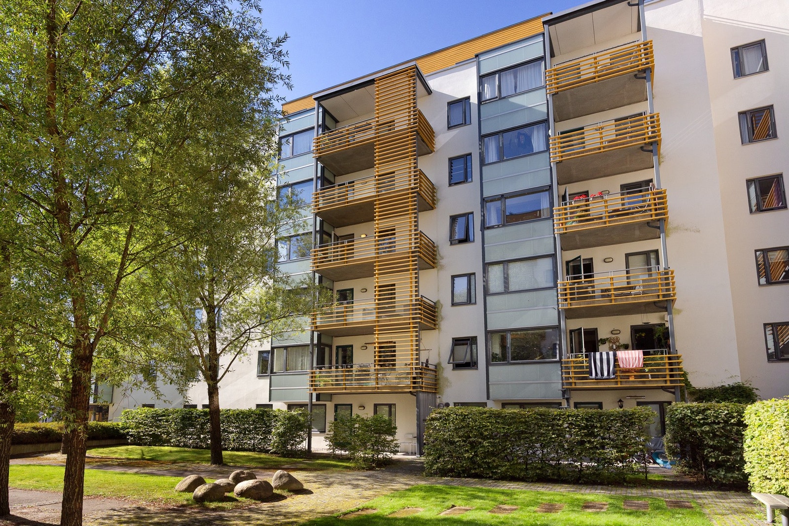 Moderne fasade. Galleribilde