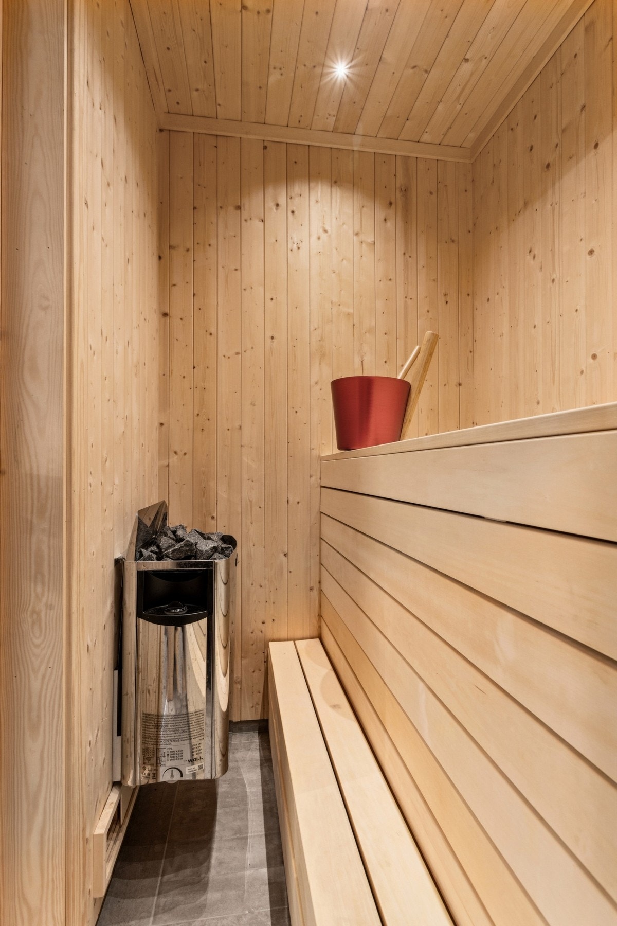 Egen badstue for avslappende stunder etter tur eller skitrening. Galleribilde