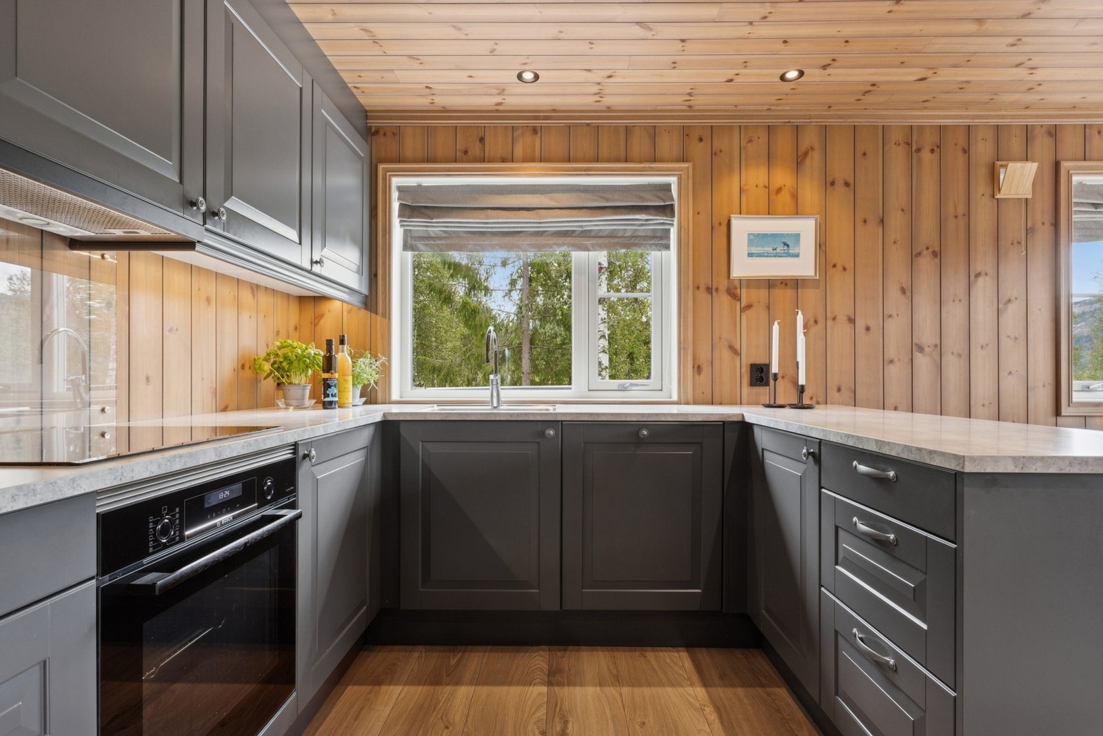 Her kan man være sosial selv om man lager mat. Galleribilde