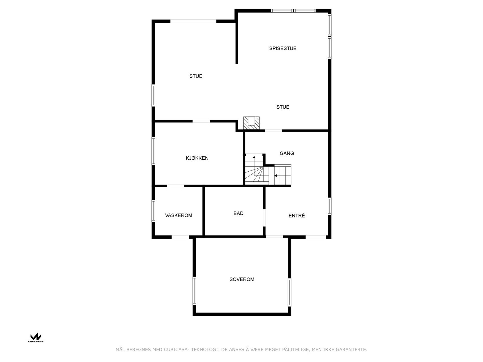 Plantegning 1.etasje Galleribilde
