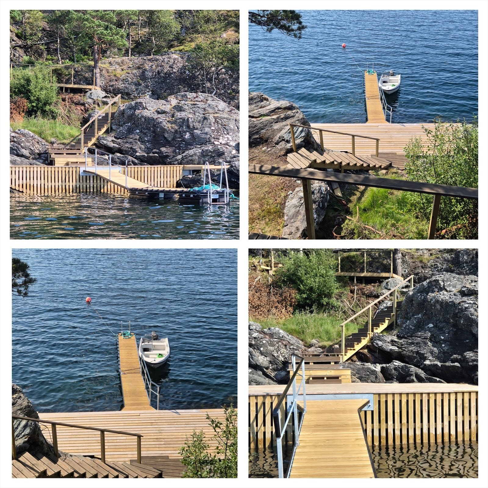 Her er kort gangavstand opp til hytten Galleribilde