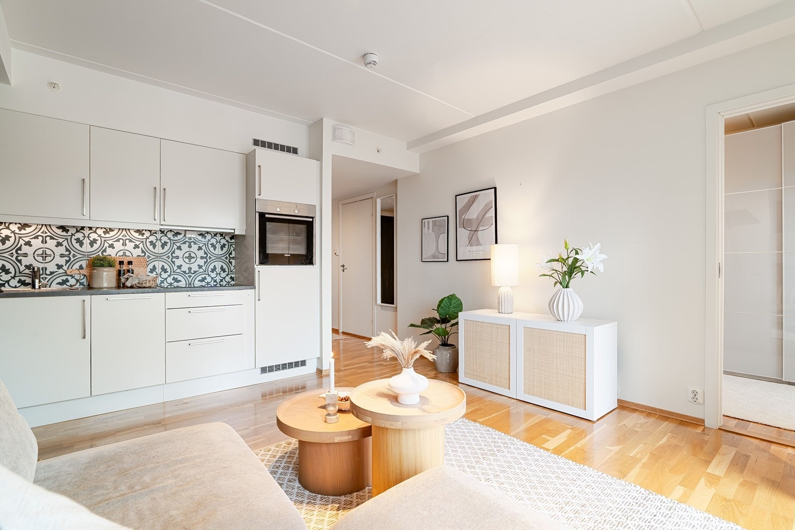 Leiligheten har en praktisk planløsning som er enkel å innrede. Galleribilde