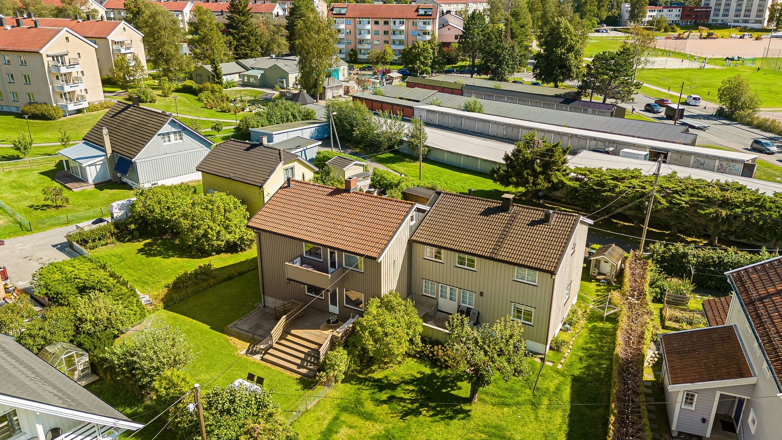 Dronefoto Galleribilde