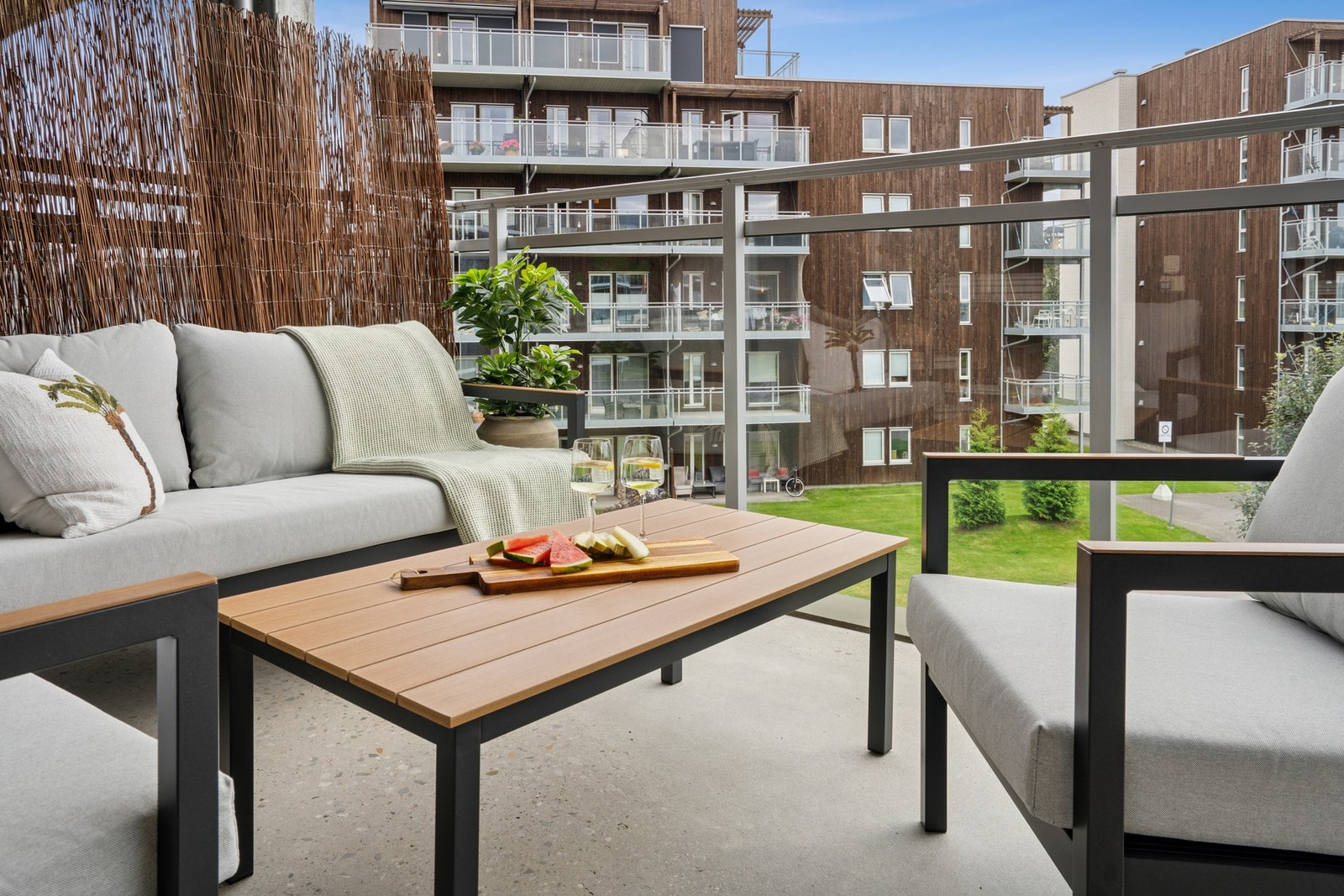 Et fint uteområde som forlenger oppholdsrommet store deler av året. Galleribilde