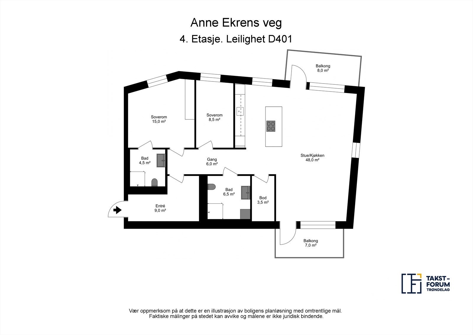 Plantegning - 4. Etasje Galleribilde