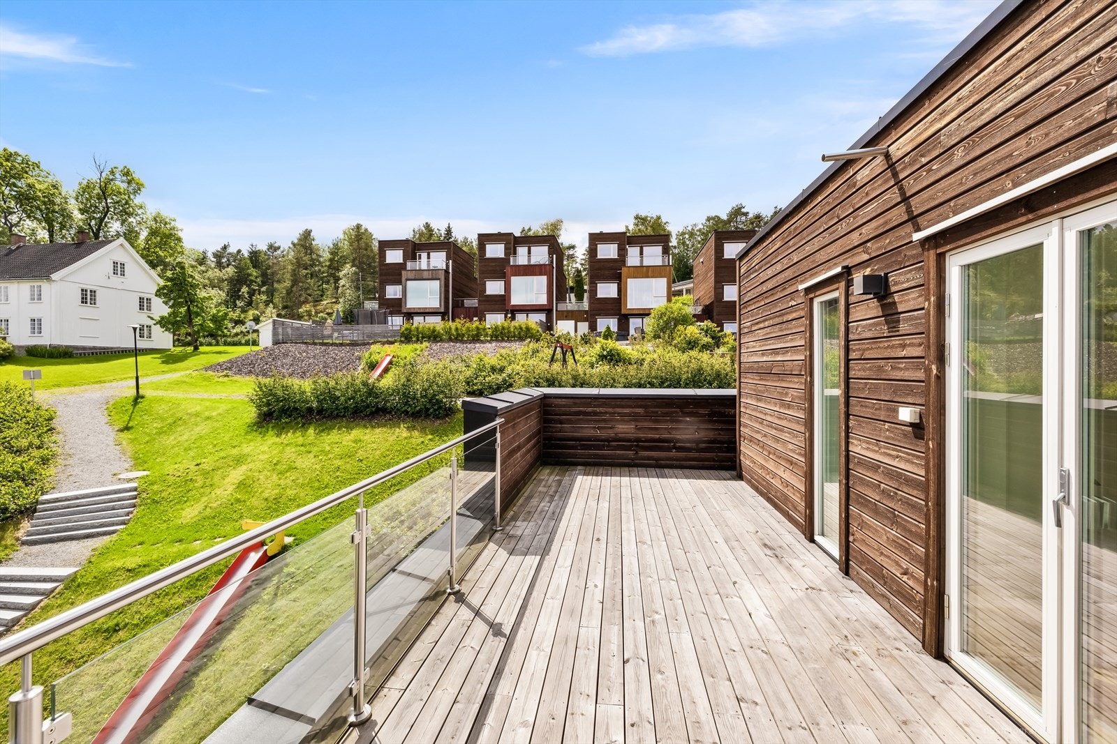 Takterrasse. Galleribilde