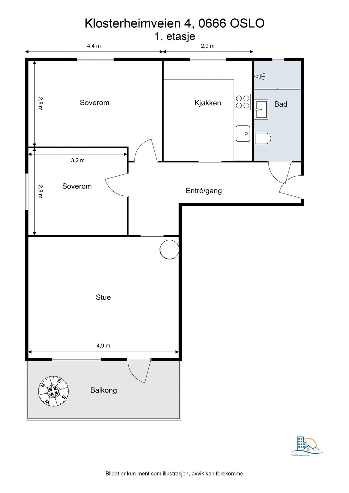 Plantegning. Avvik kan forekomme Galleribilde