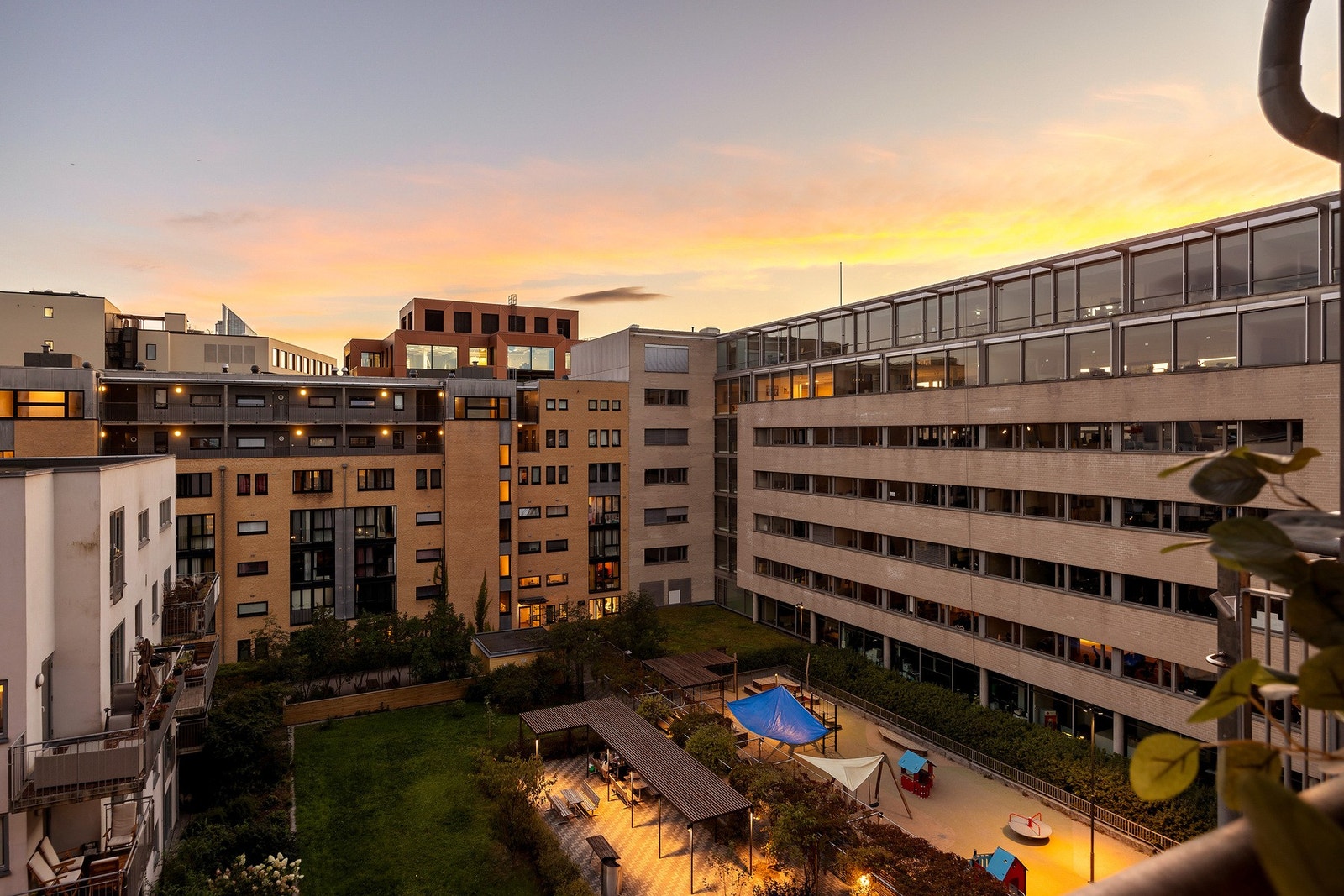 her kan solnedgangen nytes i rolige omgivelser. Galleribilde