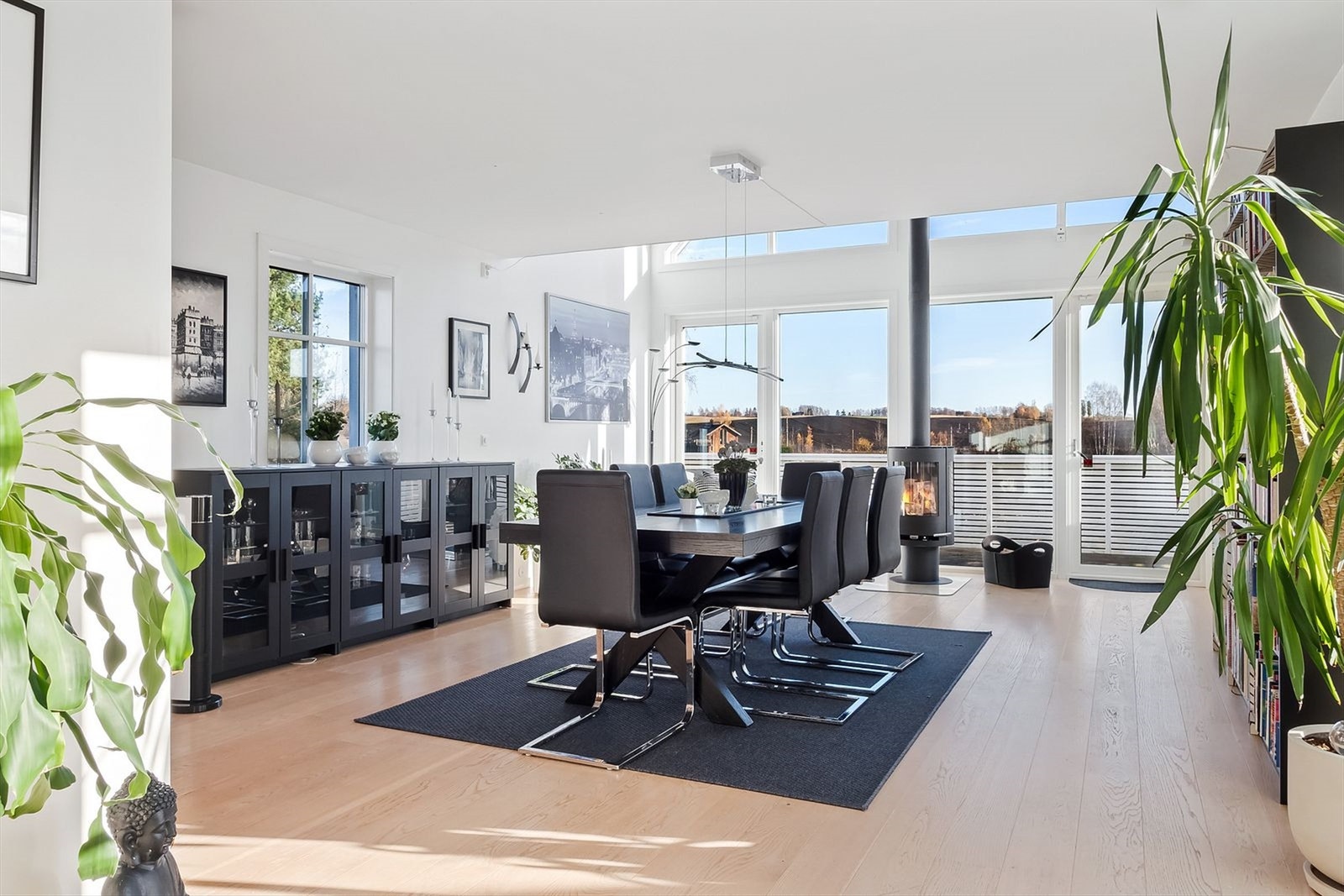 Flott utsikt fra den nyeste delen Galleribilde