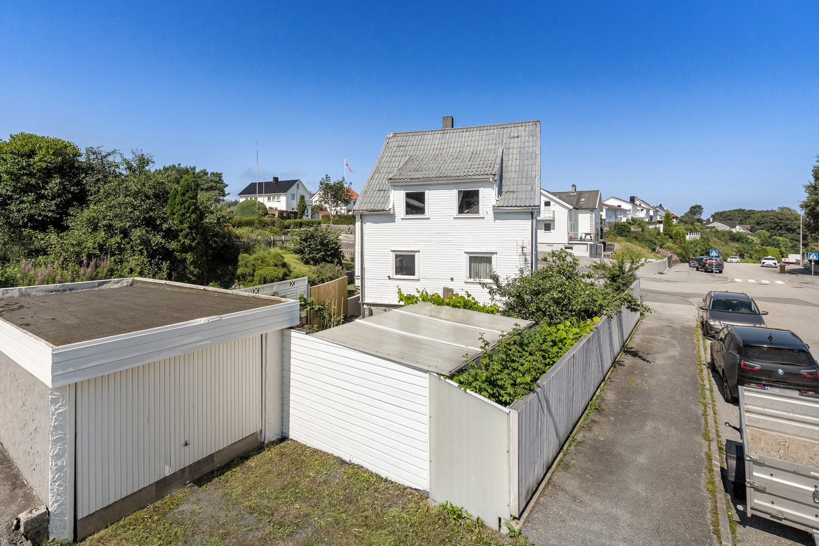 Fasade av huset. Galleribilde