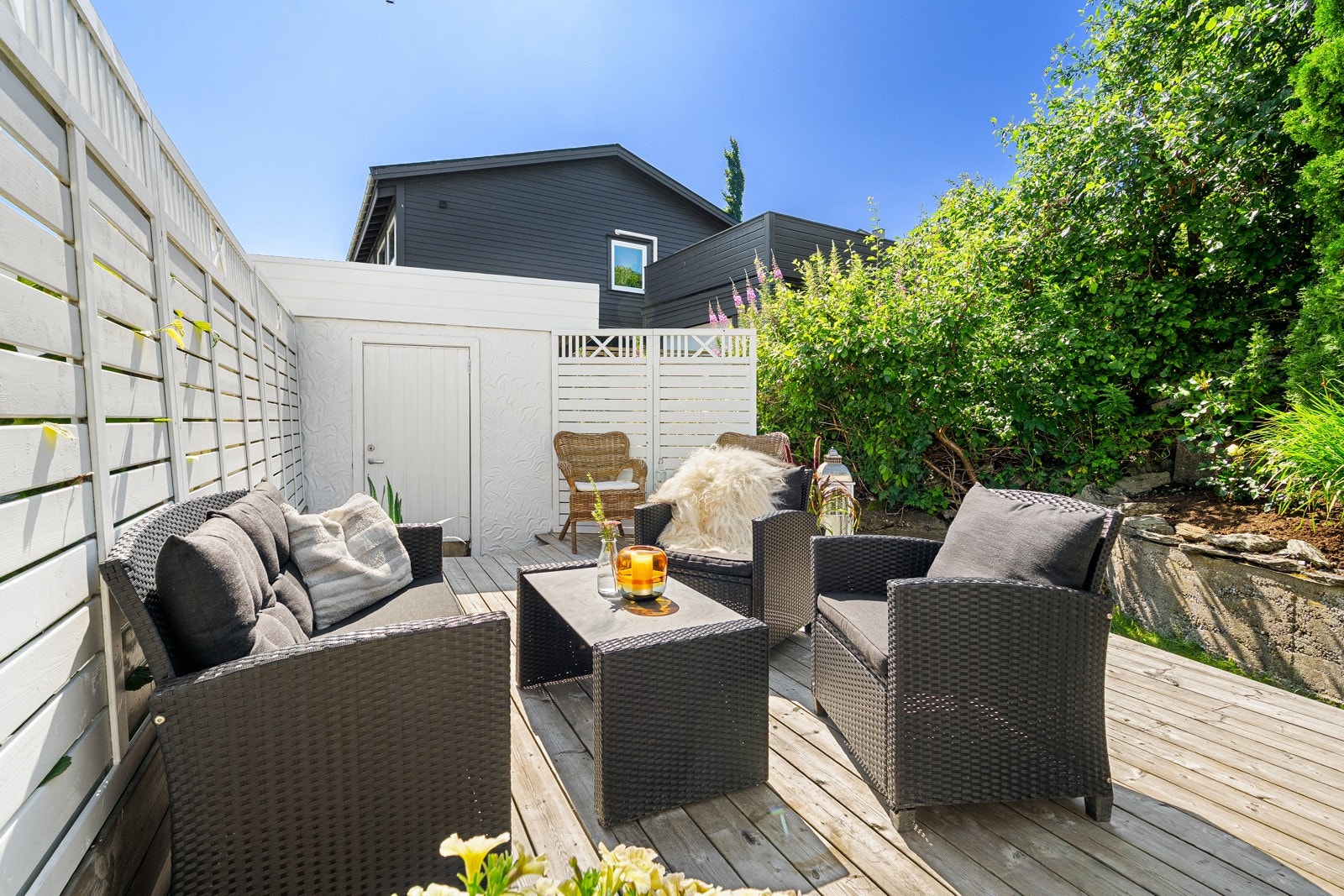 Leiligheten ligger sentralt plassert på Kampen/Bjergsted og har et herlig uteområde. Galleribilde