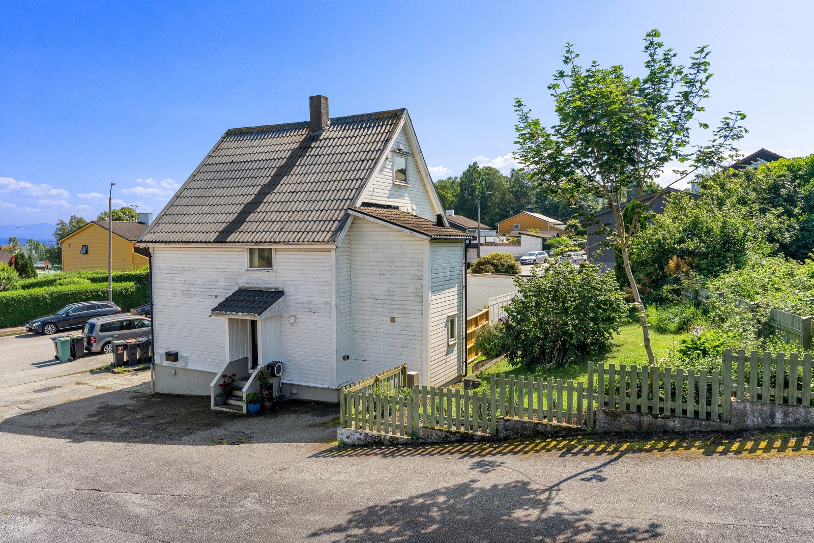 Fasade av huset. Galleribilde