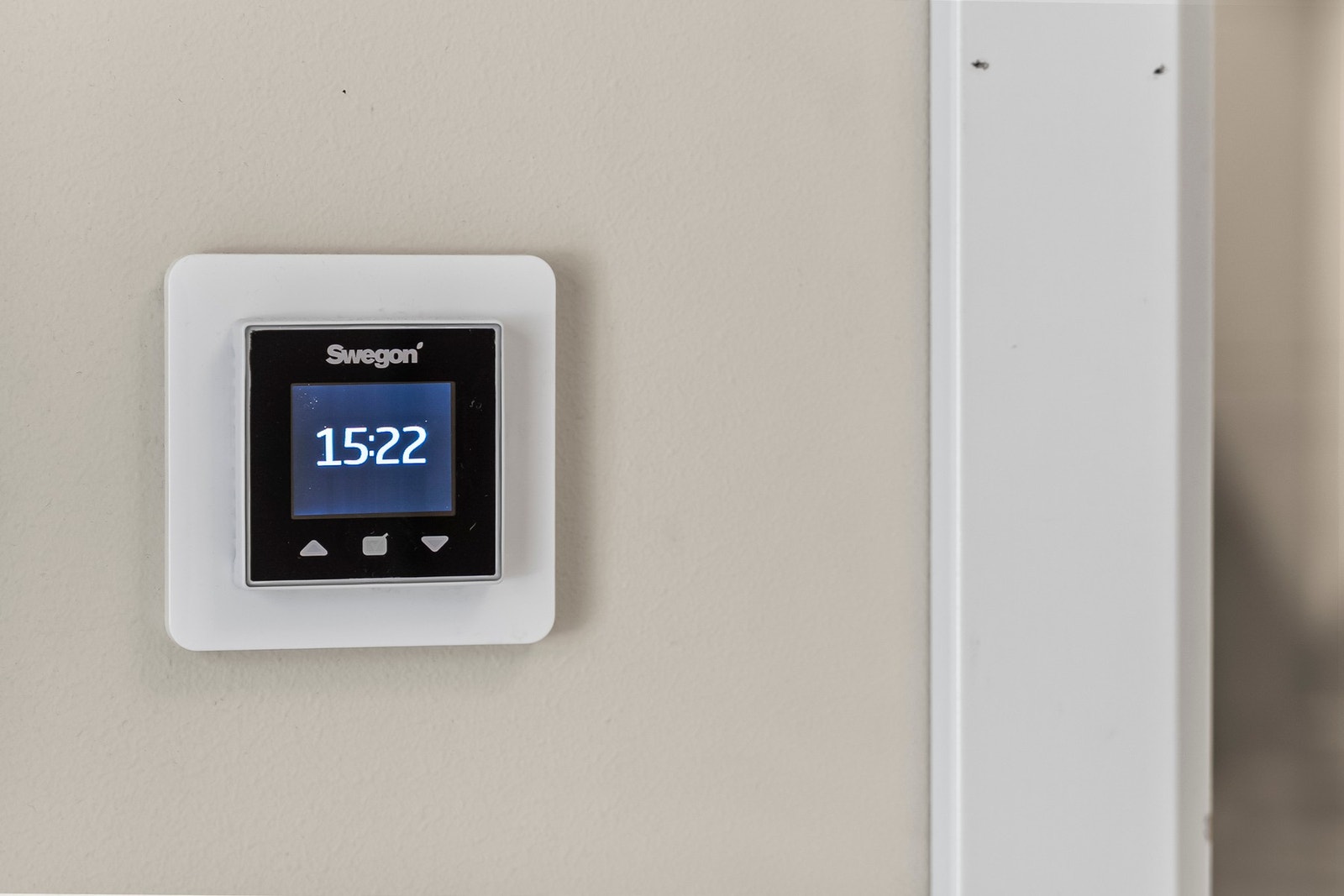 Man kan styre både ventilasjon og temperatur på dette displayet. Galleribilde