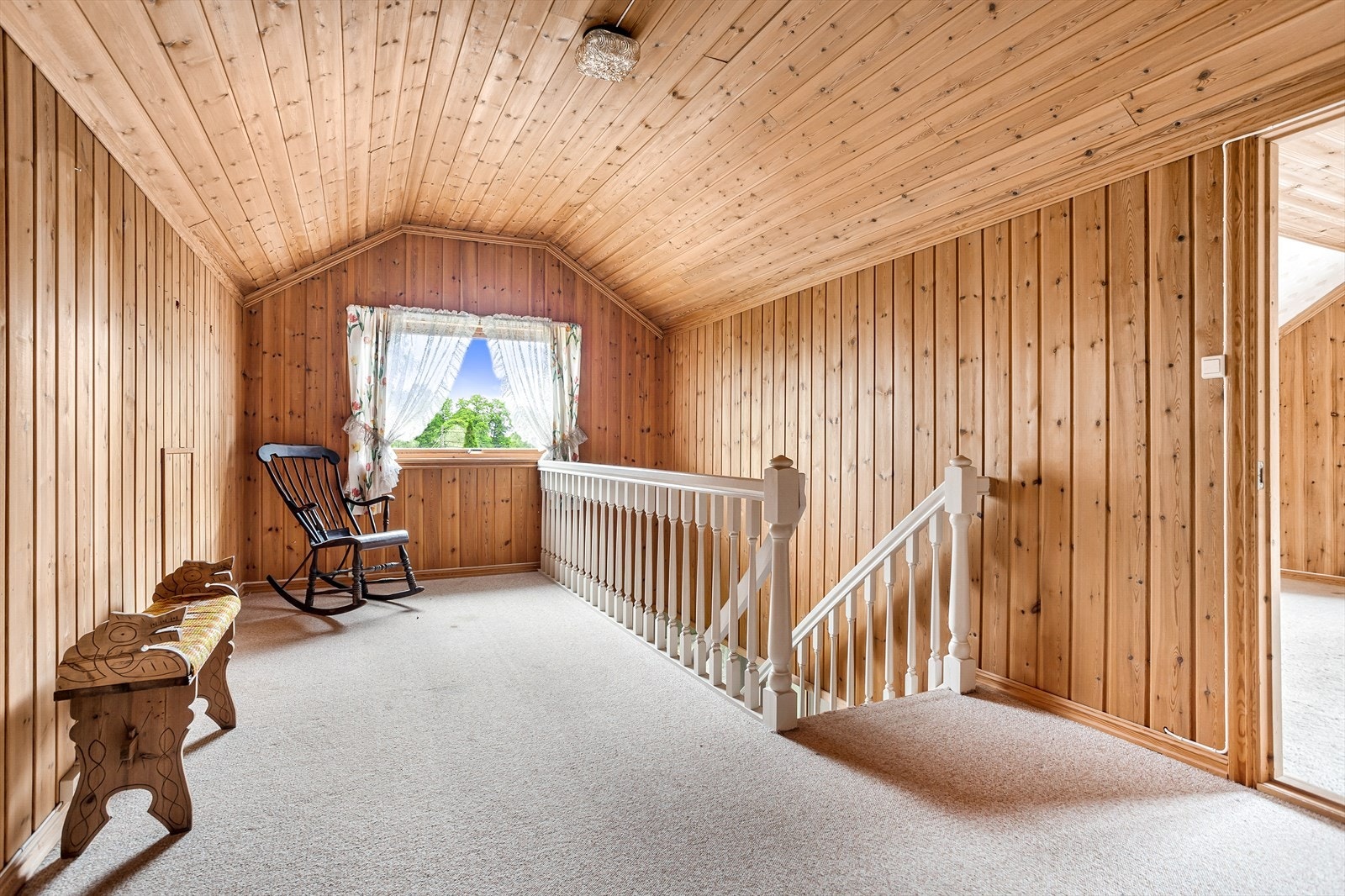 Utenfor soverommene i andre etasje ligger dette rommet. Galleribilde