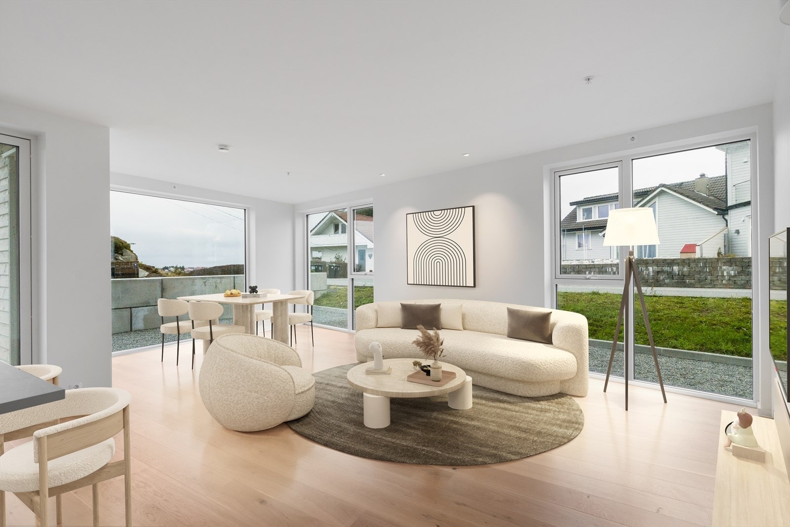 Digitalt møblert Galleribilde