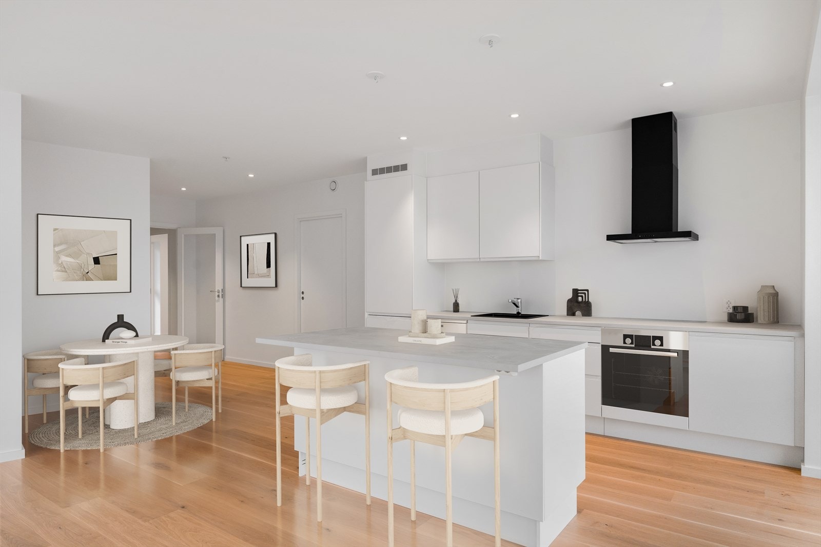 Digitalt møblert Galleribilde