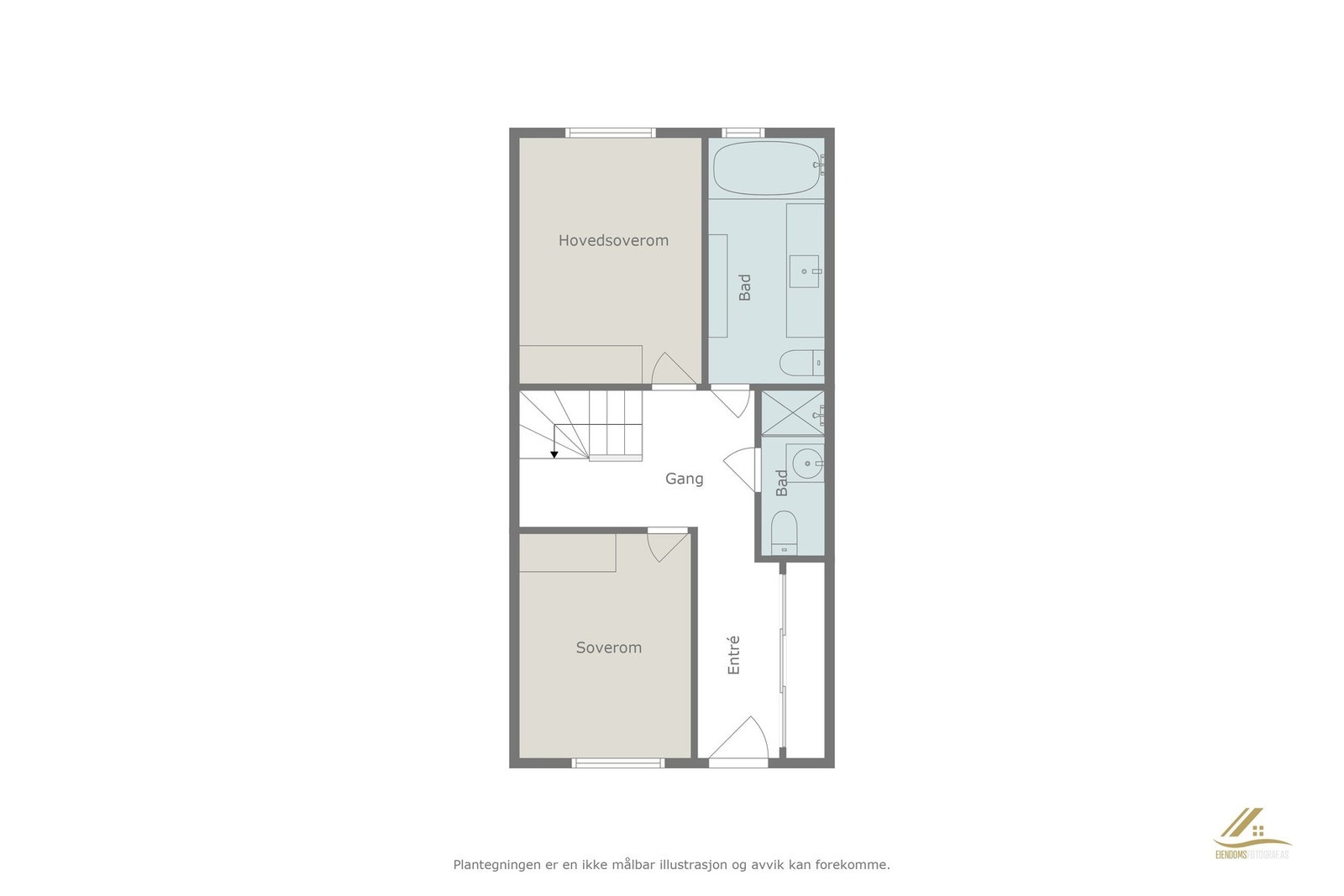 Planskisse 4. etasje. Galleribilde