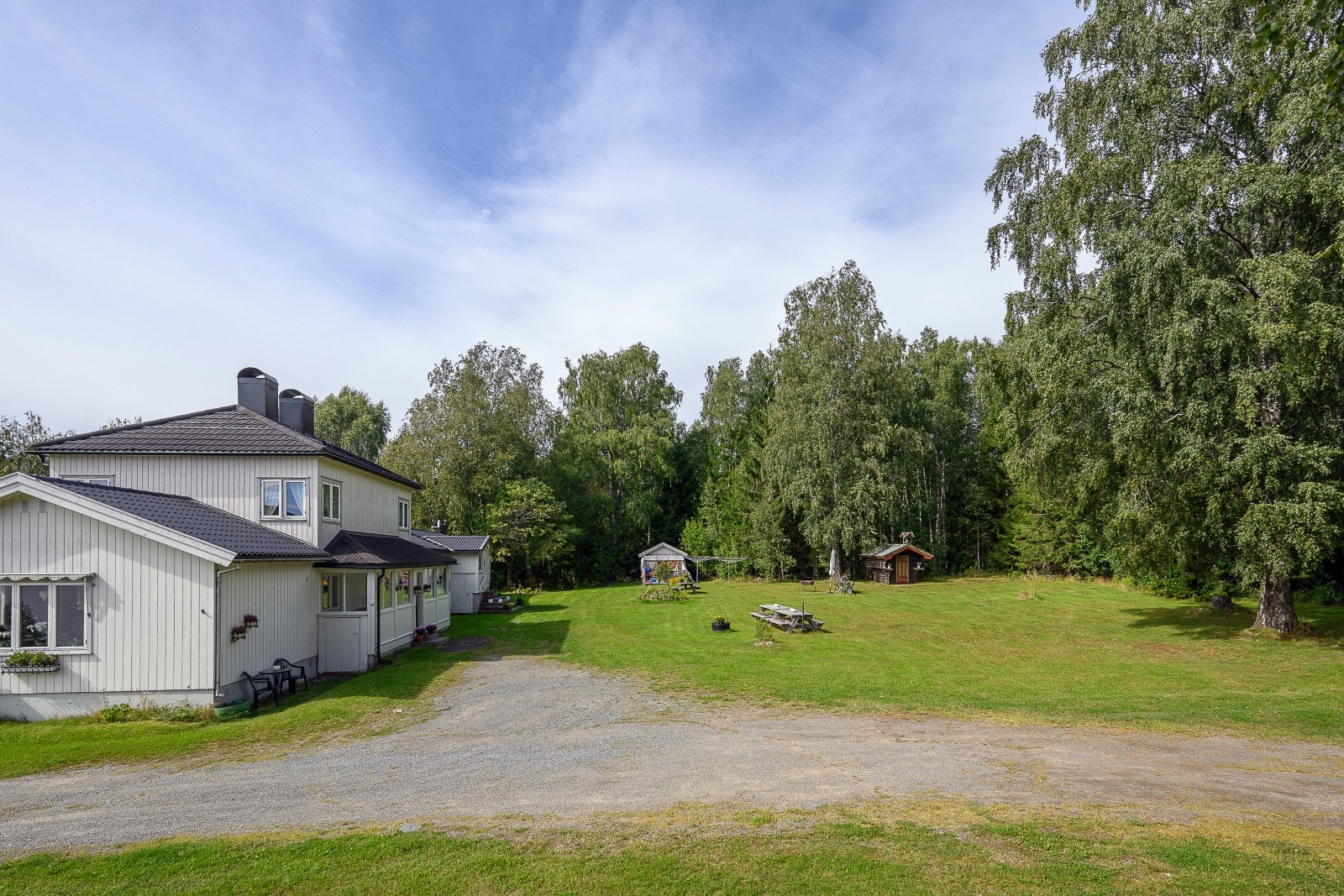 Eiendommen består av gnr. 40, bnr. 33 og bnr. 34. Bnr. 34 er festet tomt (festeavtale ligger vedlagt i salgsoppgaven). Galleribilde
