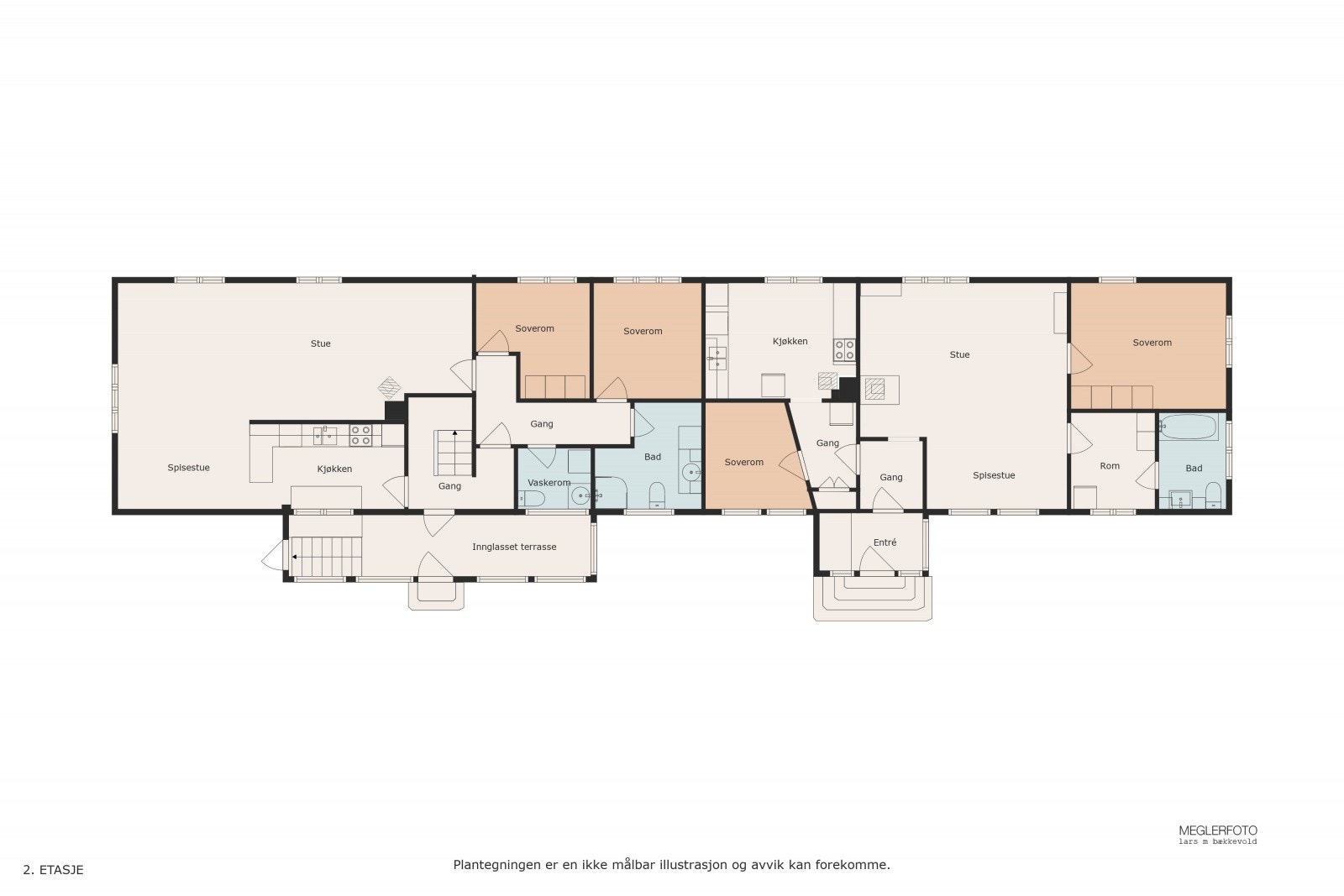 Plantegning 2. etasje Galleribilde