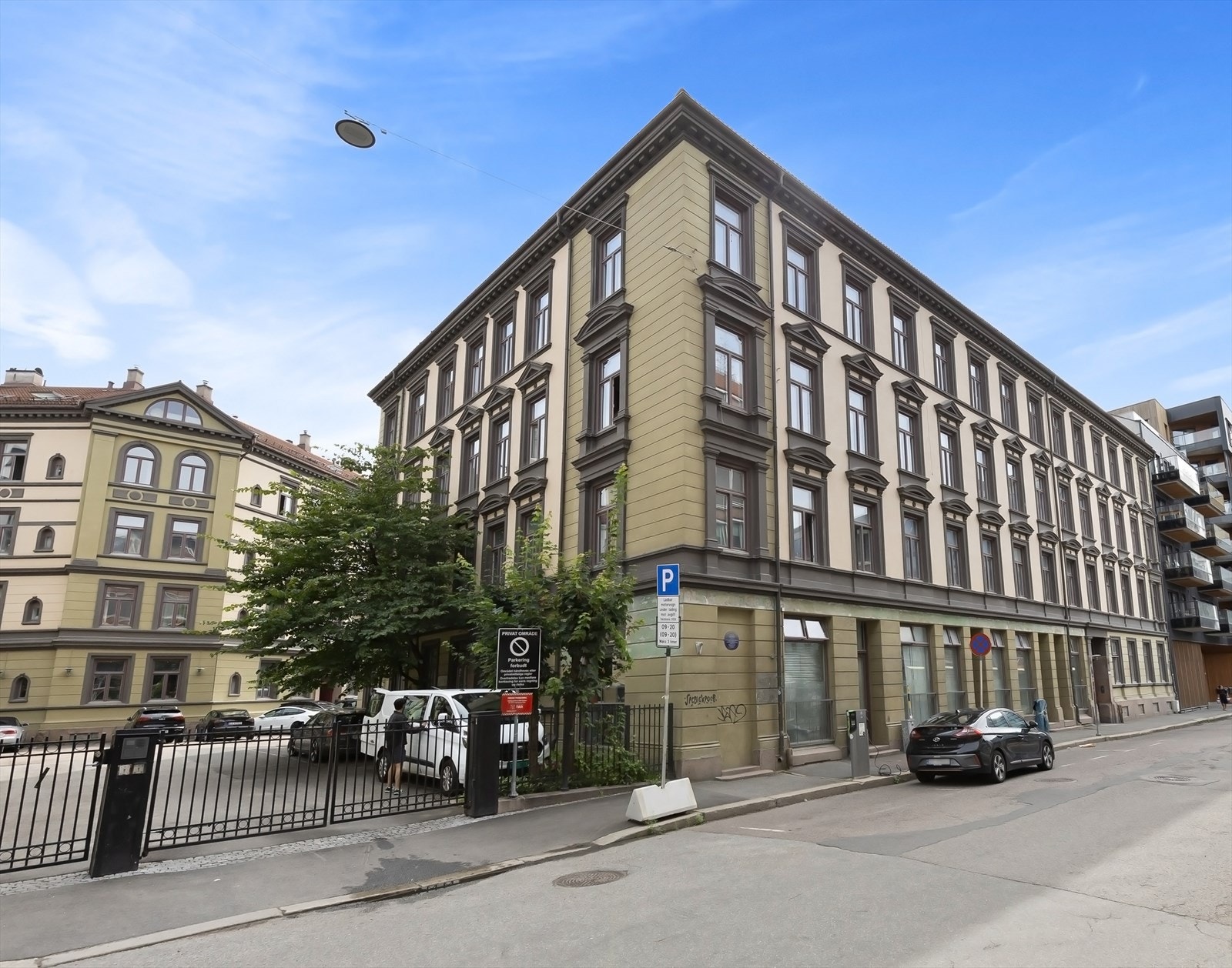 Fasade Hollendergata 2D. Galleribilde