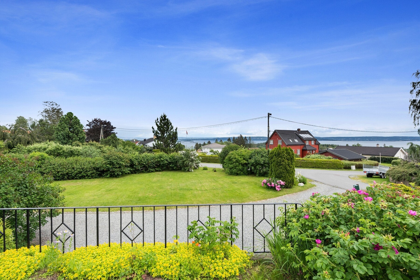 Usjenert og flott utsikt. Galleribilde