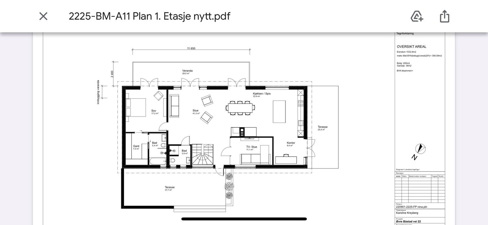 Alternativ plantegning 1. etasje. Galleribilde