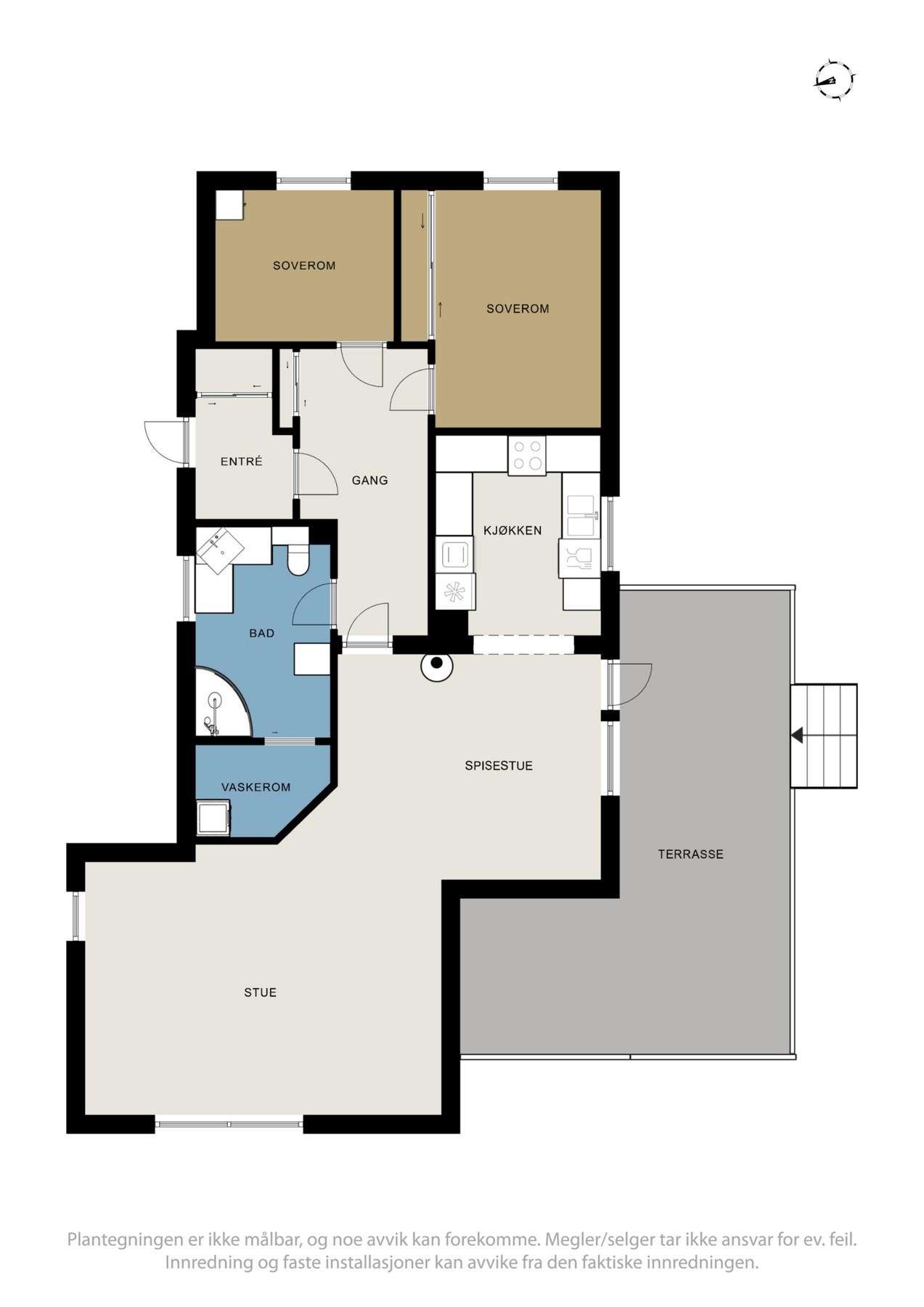 Plantegning - 1. etasje Galleribilde